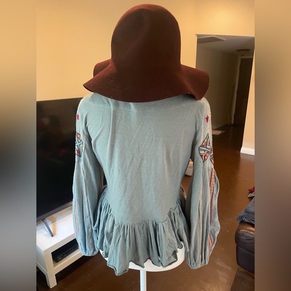 Free People Aria Embroidered Top - Picture 4 of 7